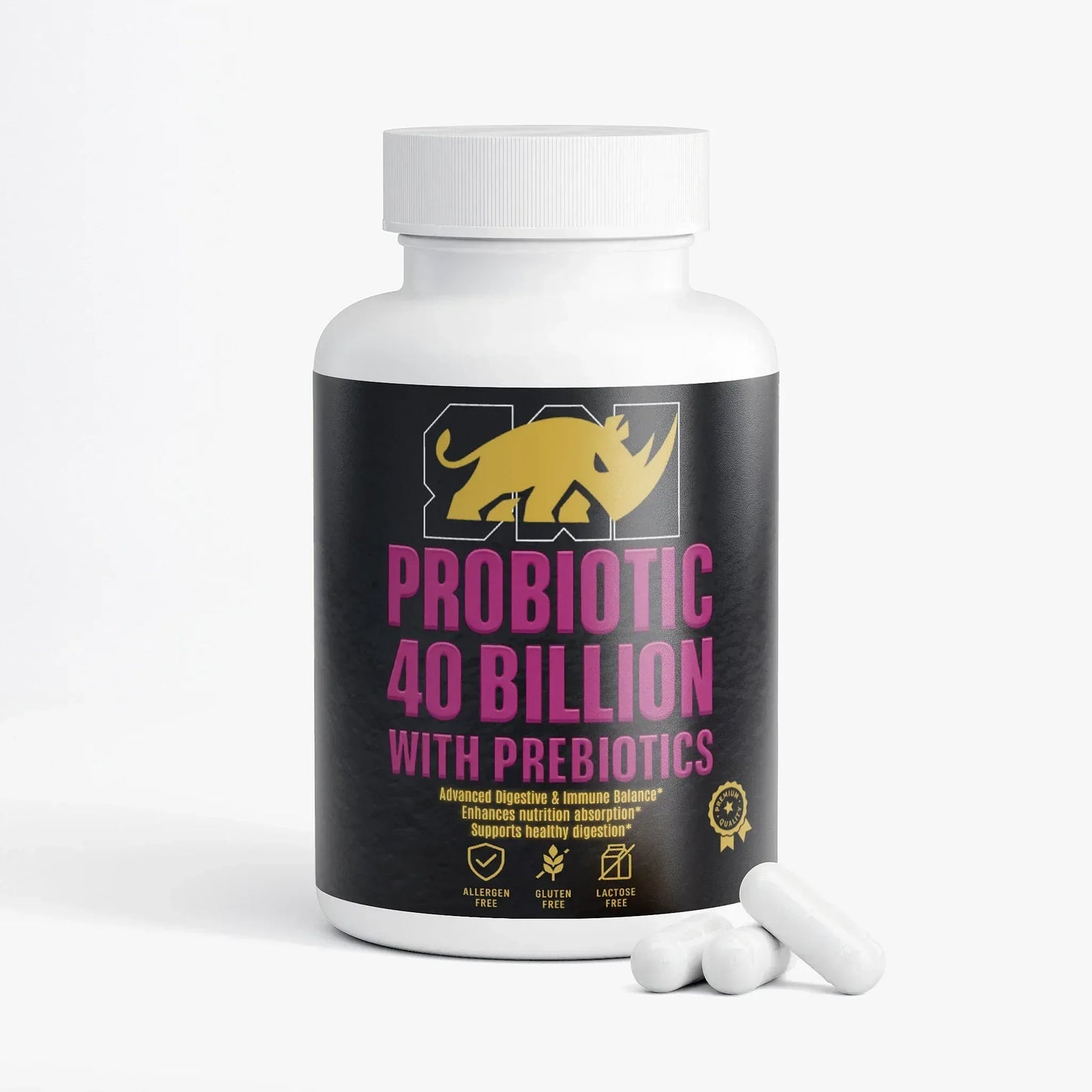 SAI Probiotic 40 Billion with Prebiotics.