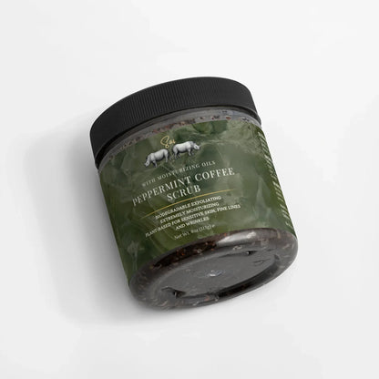Peppermint Coffee Scrub.