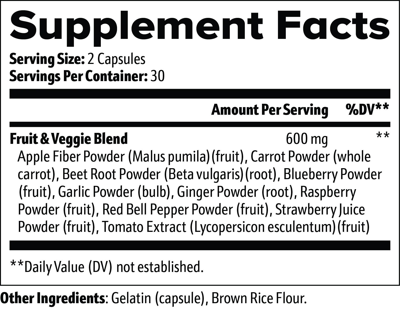 SAI Fruits and Veggies - SAI