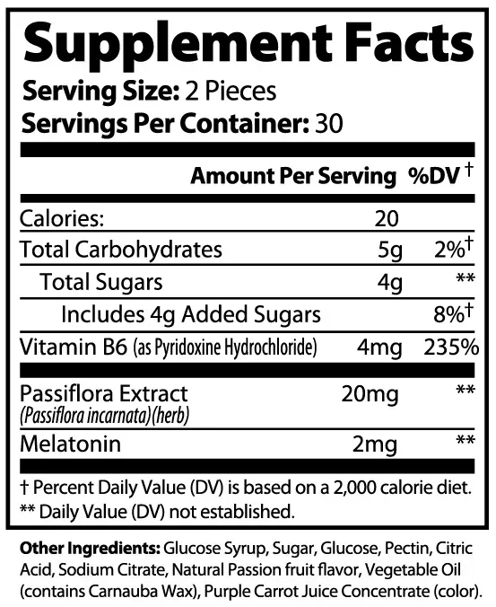 SAI Sleep Well Gummies (Adult).