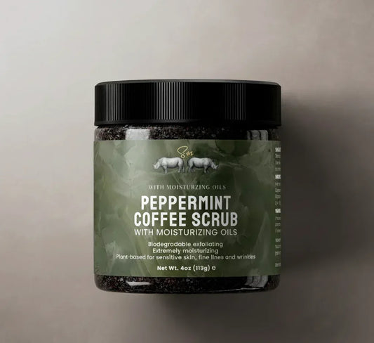 Peppermint Coffee Scrub.