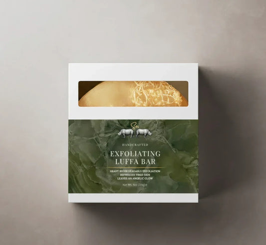 SAI HANDCRAFTED EXFOLIATING LUFFA BAR.