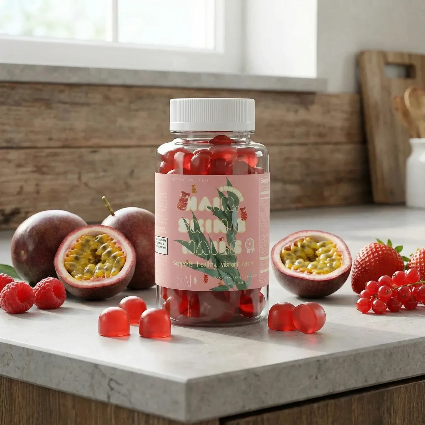 SAI Glow Complex™ Hair, Skin and Nails Gummies.