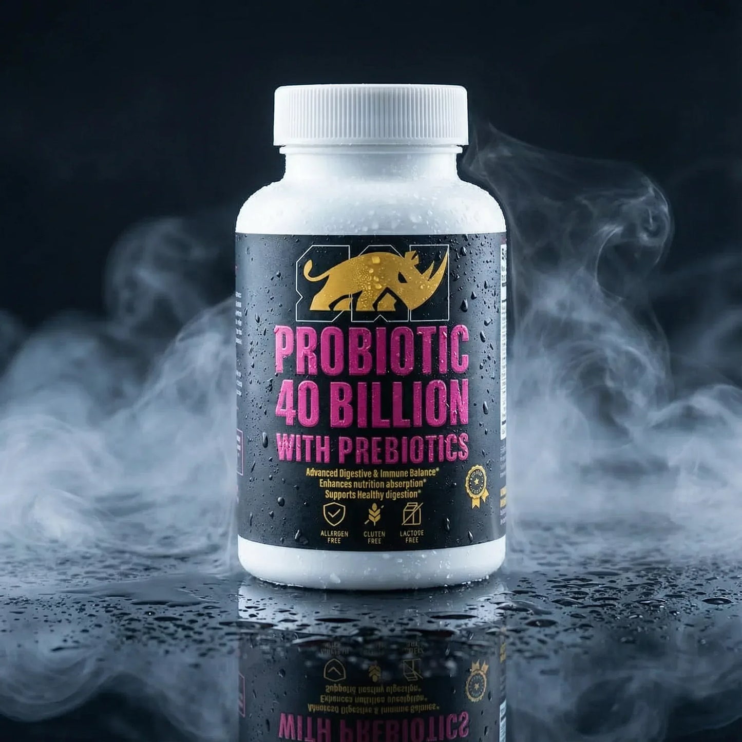 SAI Probiotic 40 Billion with Prebiotics.