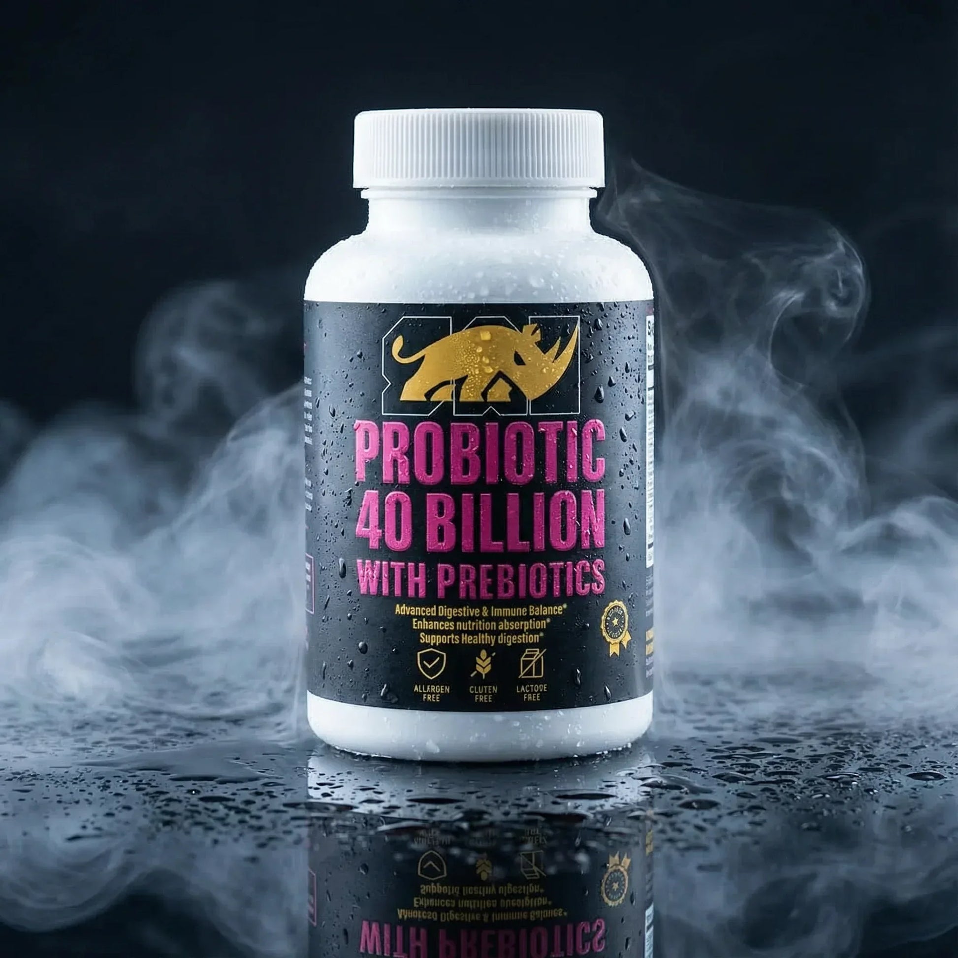 SAI Probiotic 40 Billion with Prebiotics.