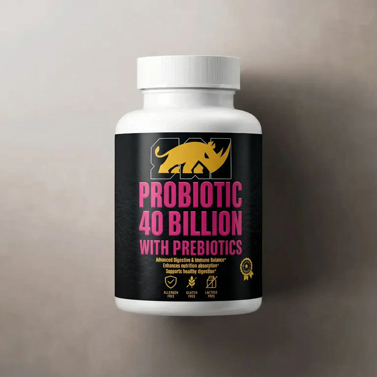 SAI Probiotic 40 Billion with Prebiotics.