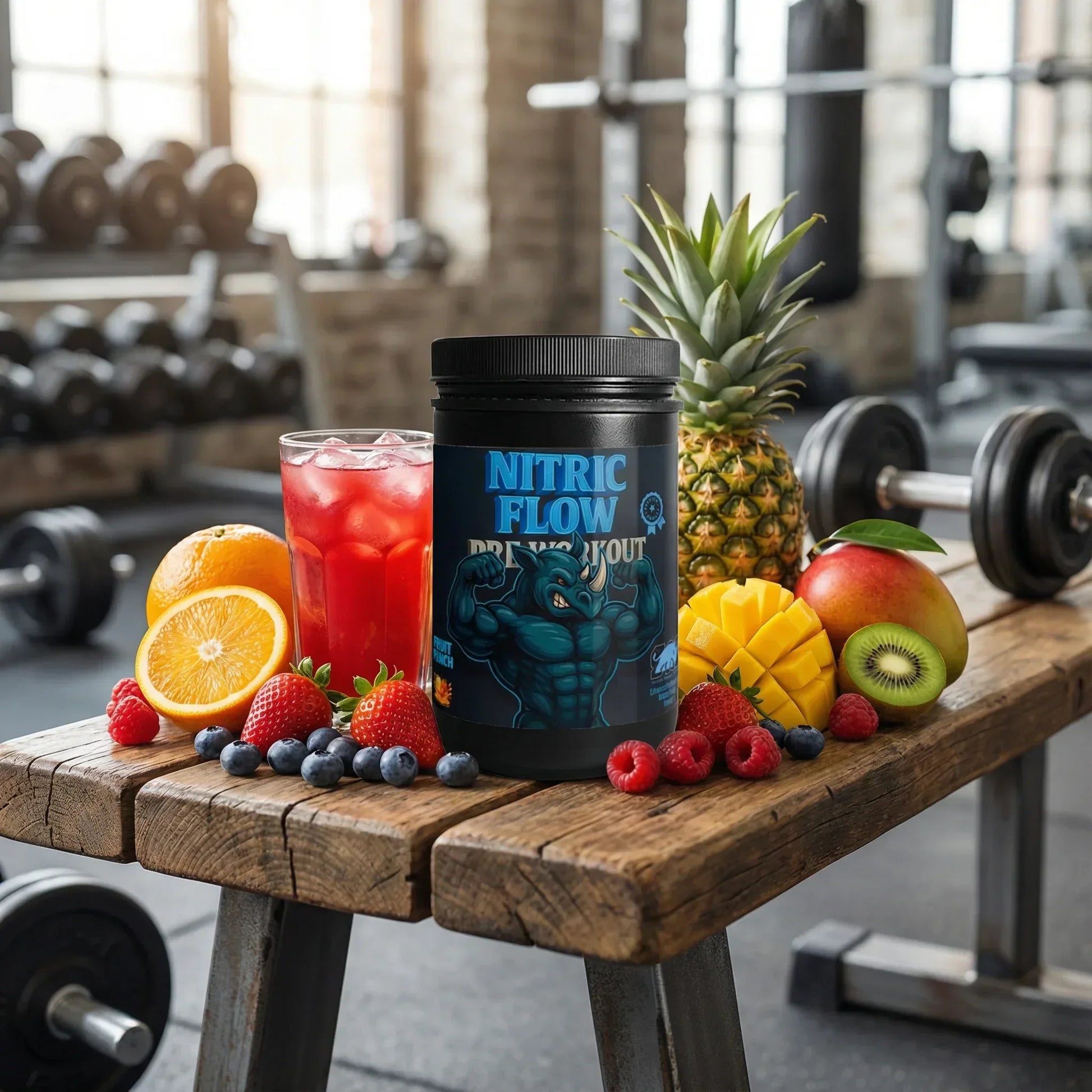 SAI Nitric Shock Pre-Workout Powder (Fruit Punch) - SAI